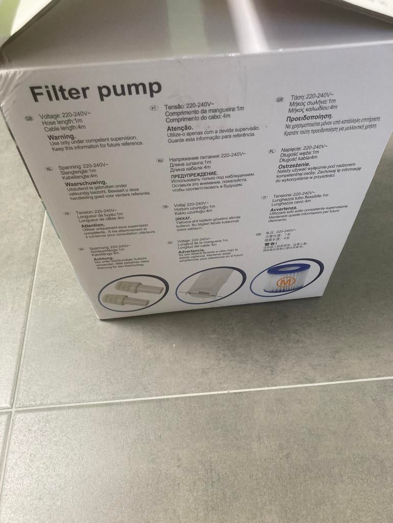 Filterpomp zwembad, Ophalen, Nieuw, Zwembadpomp