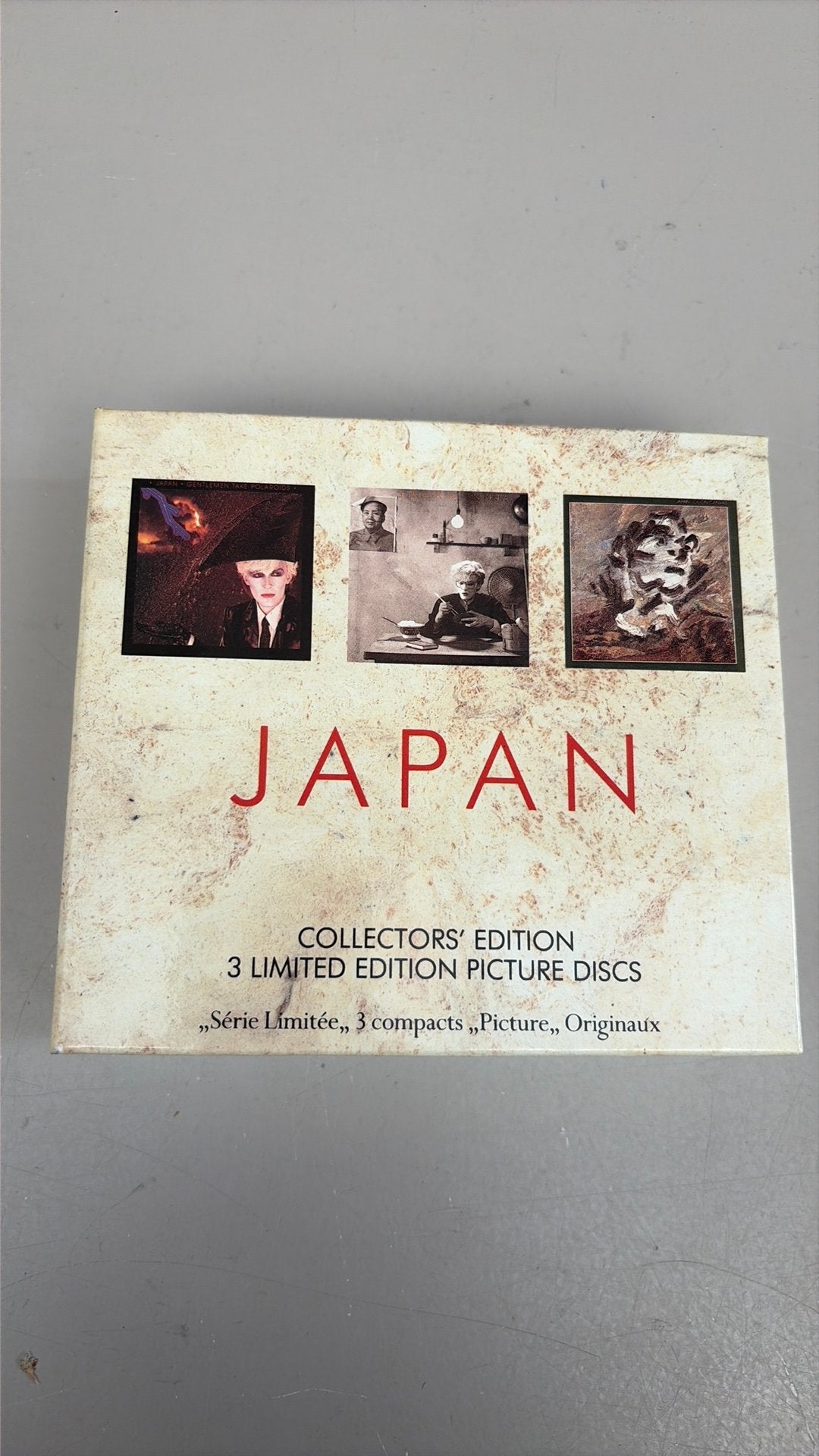 CD’s: Japan – Box – 3 limited edition picture discs, CD & DVD, CD | Rock, Utilisé, Rock alternatif, Coffret, Édition spéciale