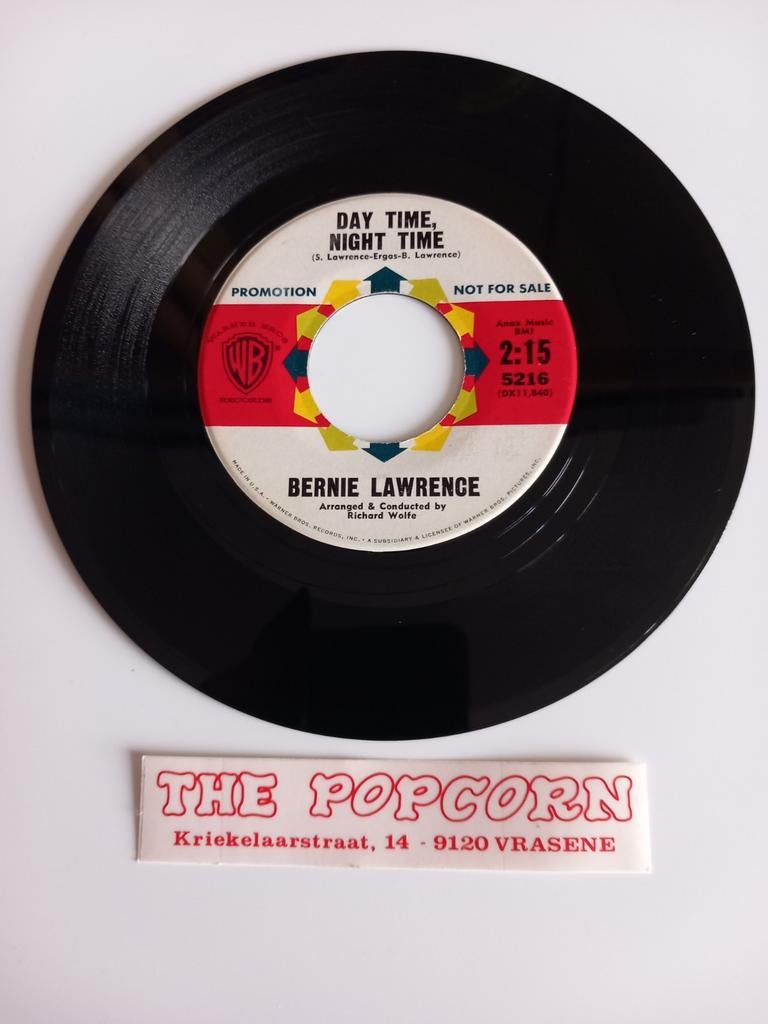 BERNIE LAWRENCE. DAY TIME NIGHT TIME. 1961 USA  45T