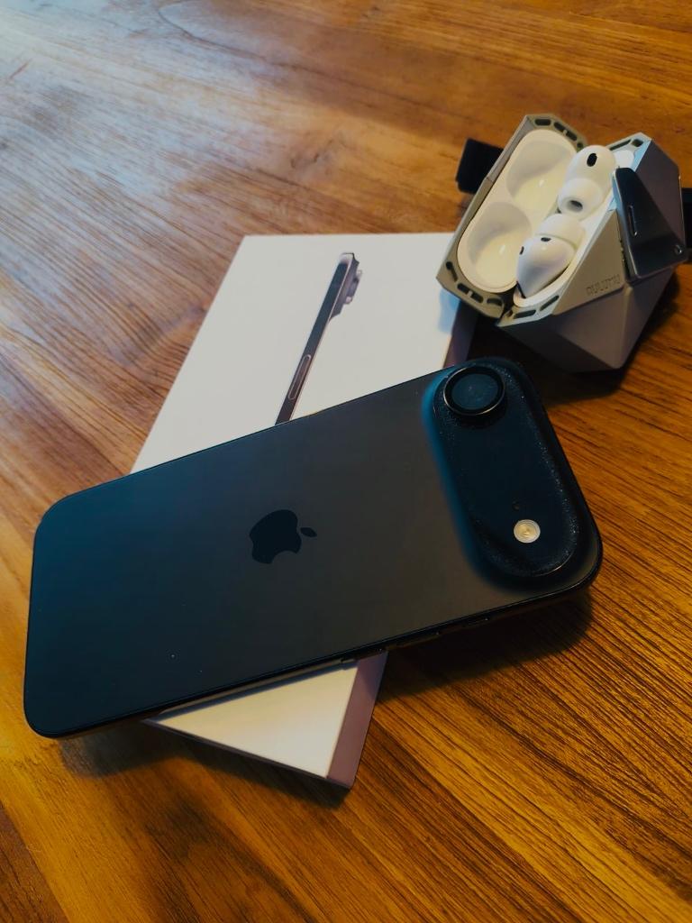 iPhone Air 512 GO Black + AirPods Pro 3 + accessoires, Telecommunicatie, Mobiele telefoons | Apple iPhone, Zo goed als nieuw, 512 GB