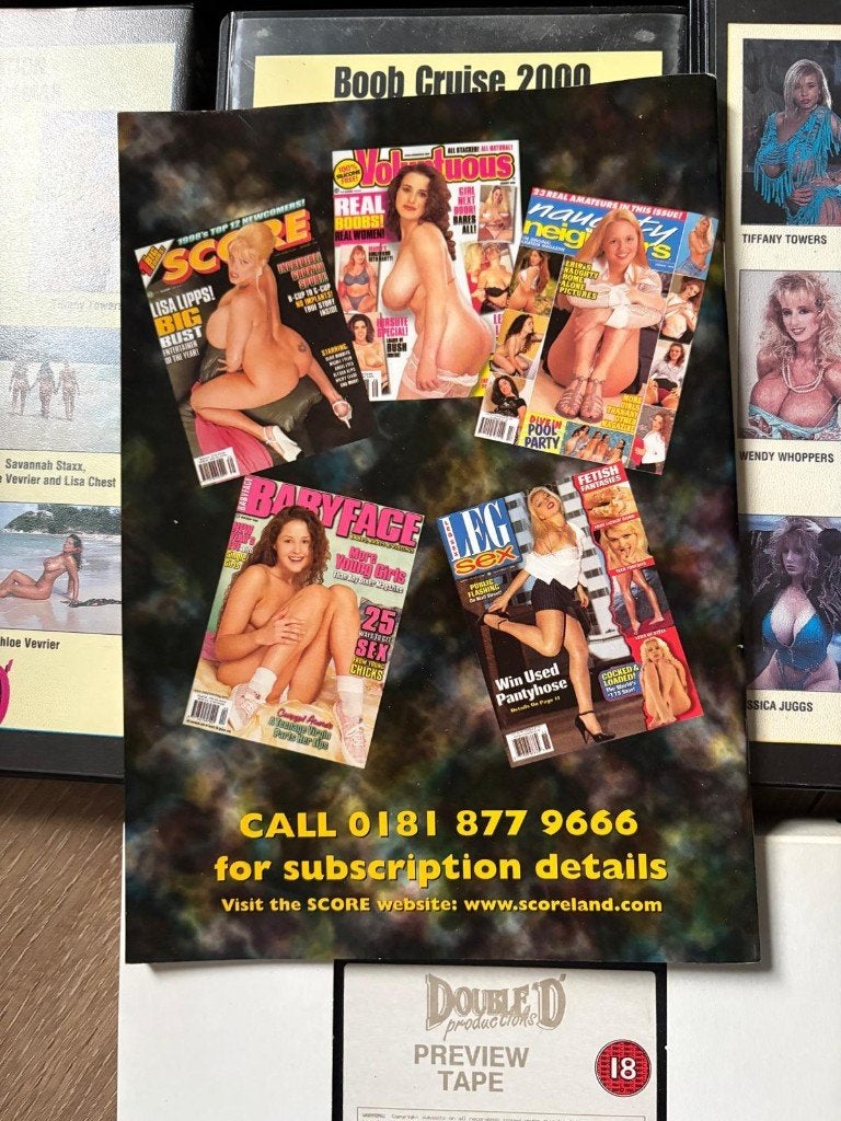 Vintage Double D Productions VHS-collectie–6 VHS e.a., Enlèvement ou Envoi, VHS