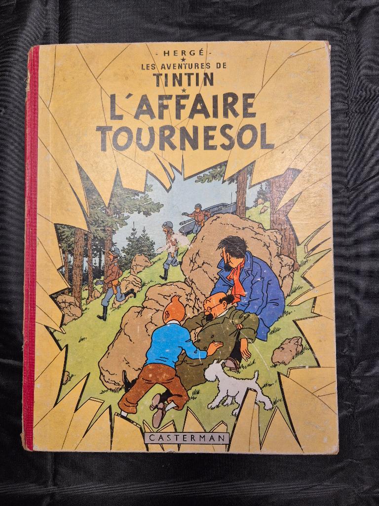 Kuifje De zaak Zonnebloem, Boeken, Gelezen, Eén stripboek, Ophalen of Verzenden, Herge