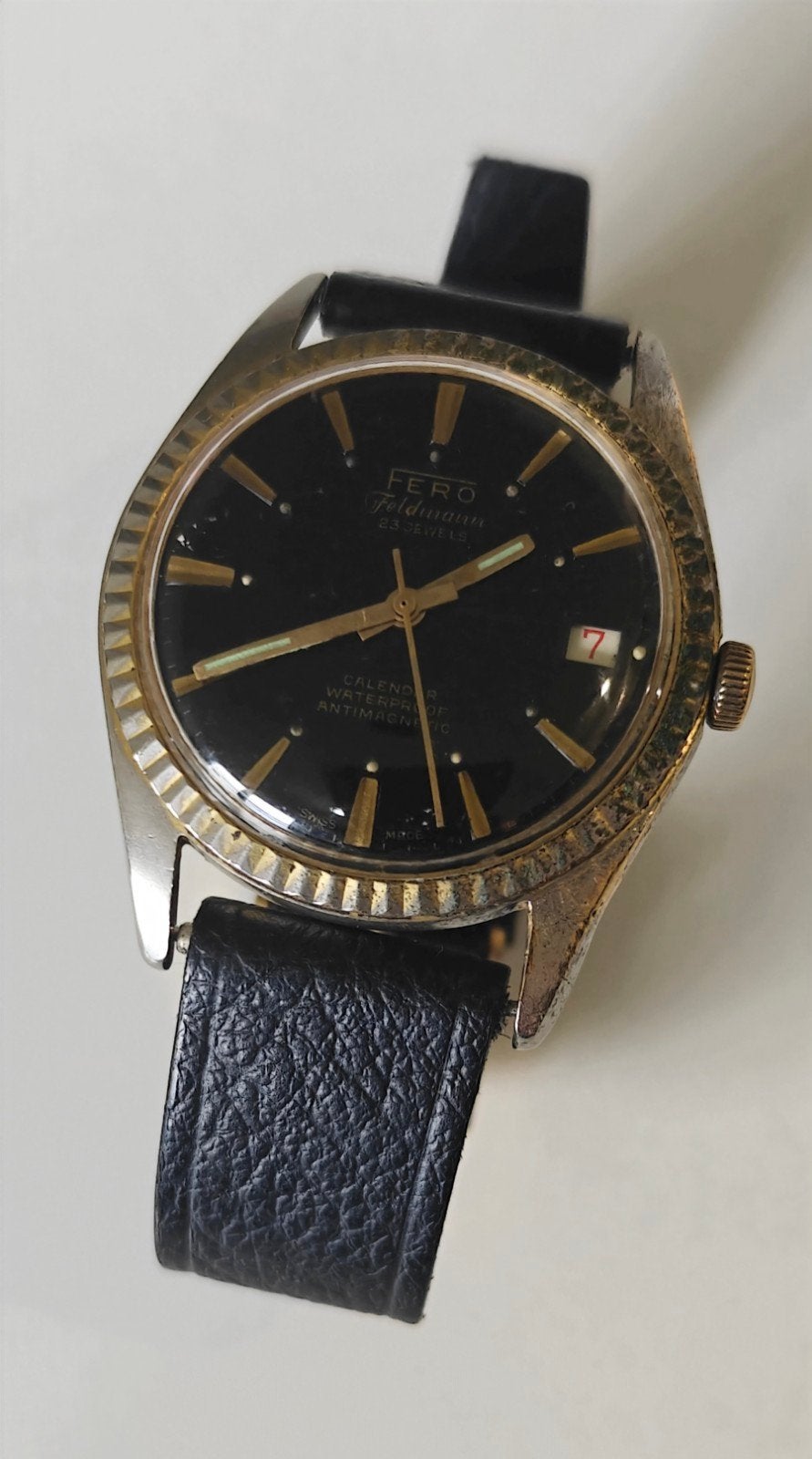 Montre vintage, Enlèvement ou Envoi, Acier, Tissot