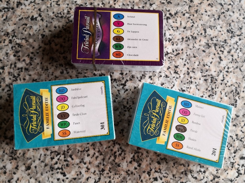 Blokjes - trivial pursuit uit te kiezen, Hobby & Loisirs créatifs, Enlèvement