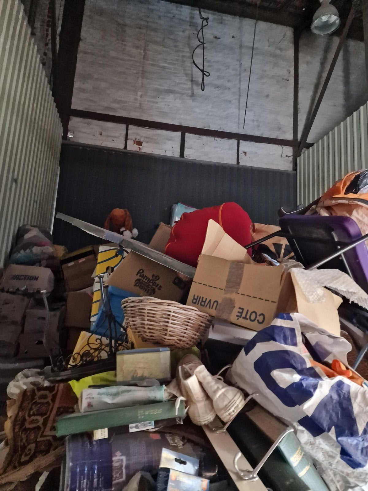 grand box de stockage à vider  5 euros le carton, Divers, Enlèvement