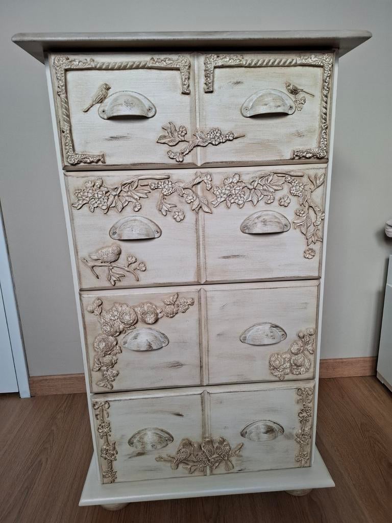 Petit meuble relooké,  chambre, salon, Maison & Meubles, Enlèvement