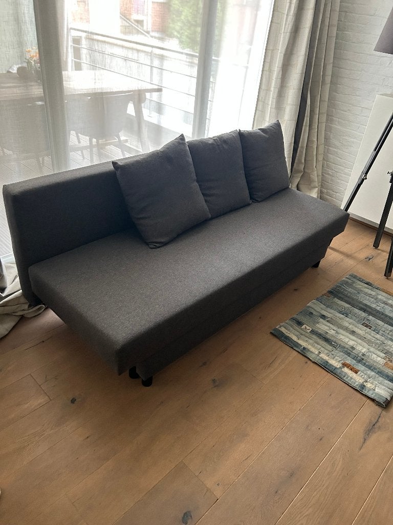 Zetelbed, Neuf, Gris, Queen size, 190 cm ou moins