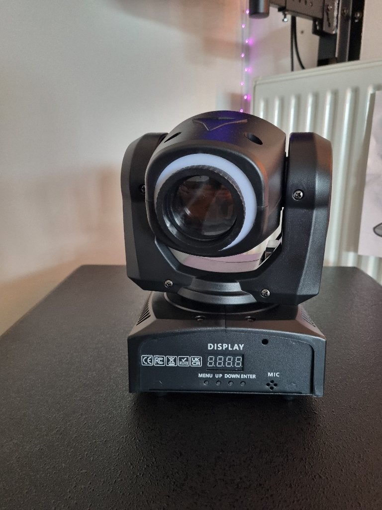 Moving head 150 watt RGB LED, Ophalen, Zo goed als nieuw, Licht, Geluidgestuurd