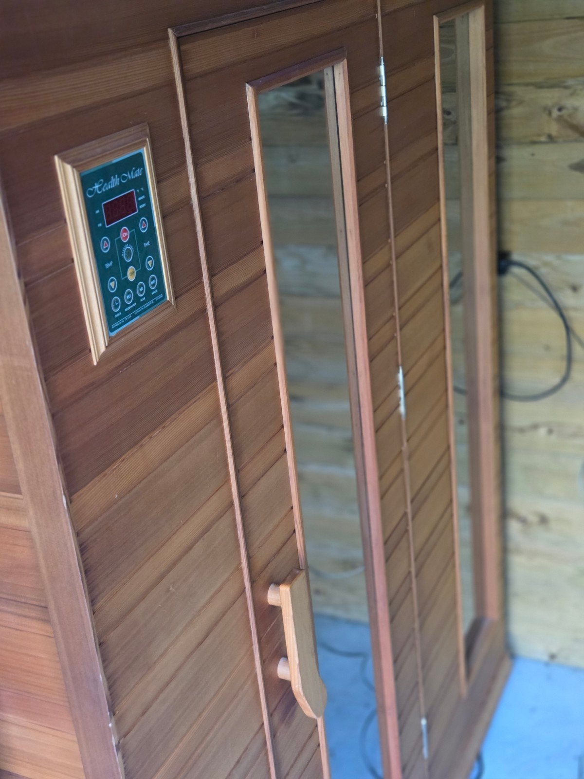 Infrarood sauna Health Mate 3 personen, Sports & Fitness, Enlèvement, Comme neuf, Infrarouge, Sauna complet