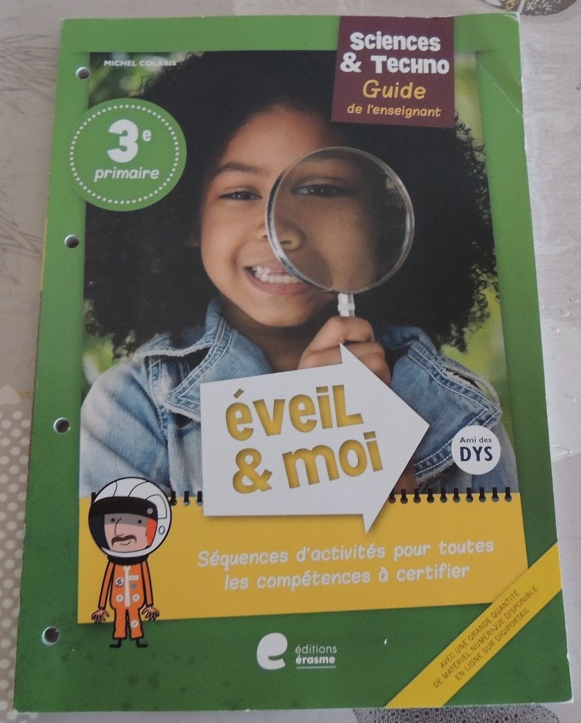 Manuel - Eveil & Moi - Sciences et techno 3e - guide prof, Enlèvement