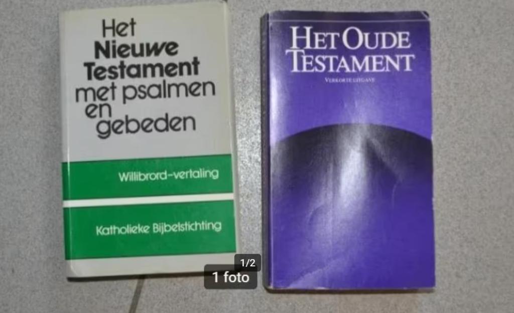 BOEKEN HET OUDE EN HET NIEUWE TESTAMENT, Boeken, Godsdienst en Theologie, Ophalen of Verzenden, Gelezen, Christendom | Katholiek