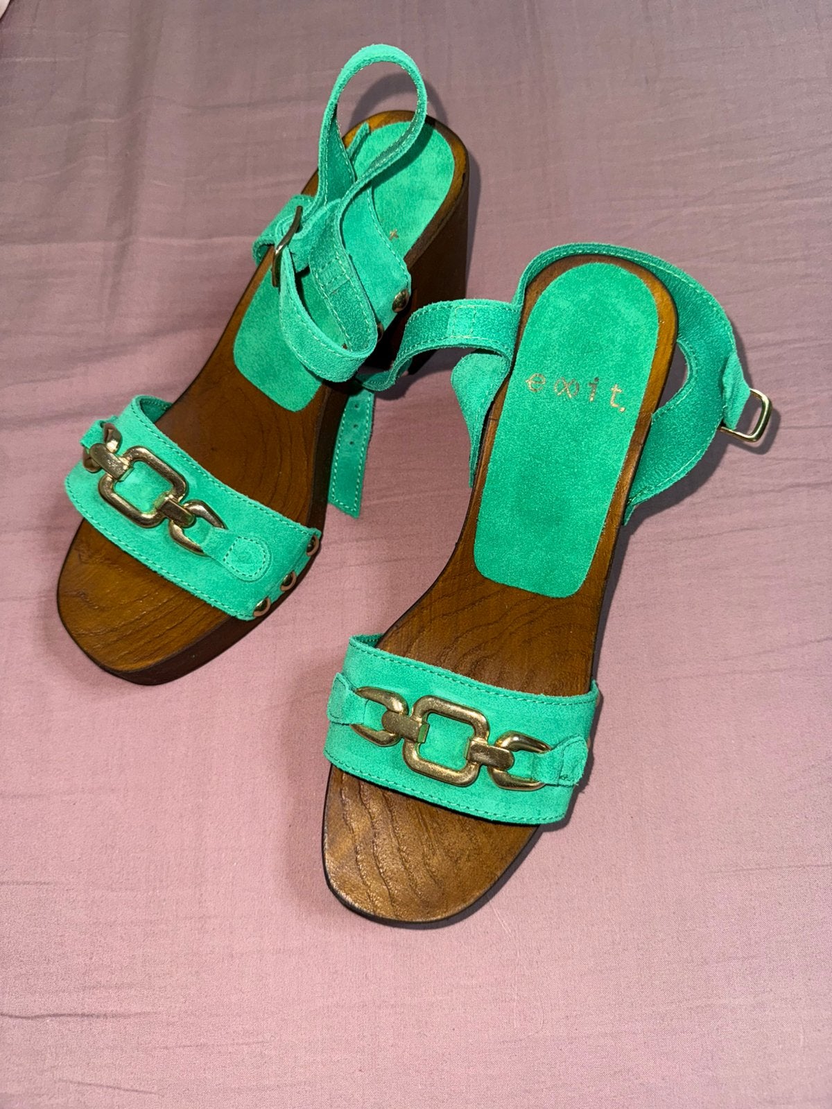 Sandales femme Exit vertes pointure 39, Vêtements | Femmes, Neuf, Sandales et Mûles, Vert, Enlèvement