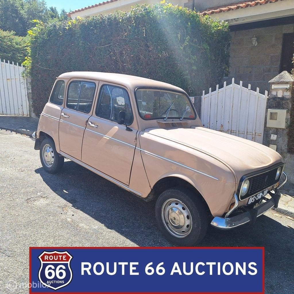 Renault 4 LC | 1975 | Route 66 Auctions, Renault, Zwart, Bedrijf, Handgeschakeld