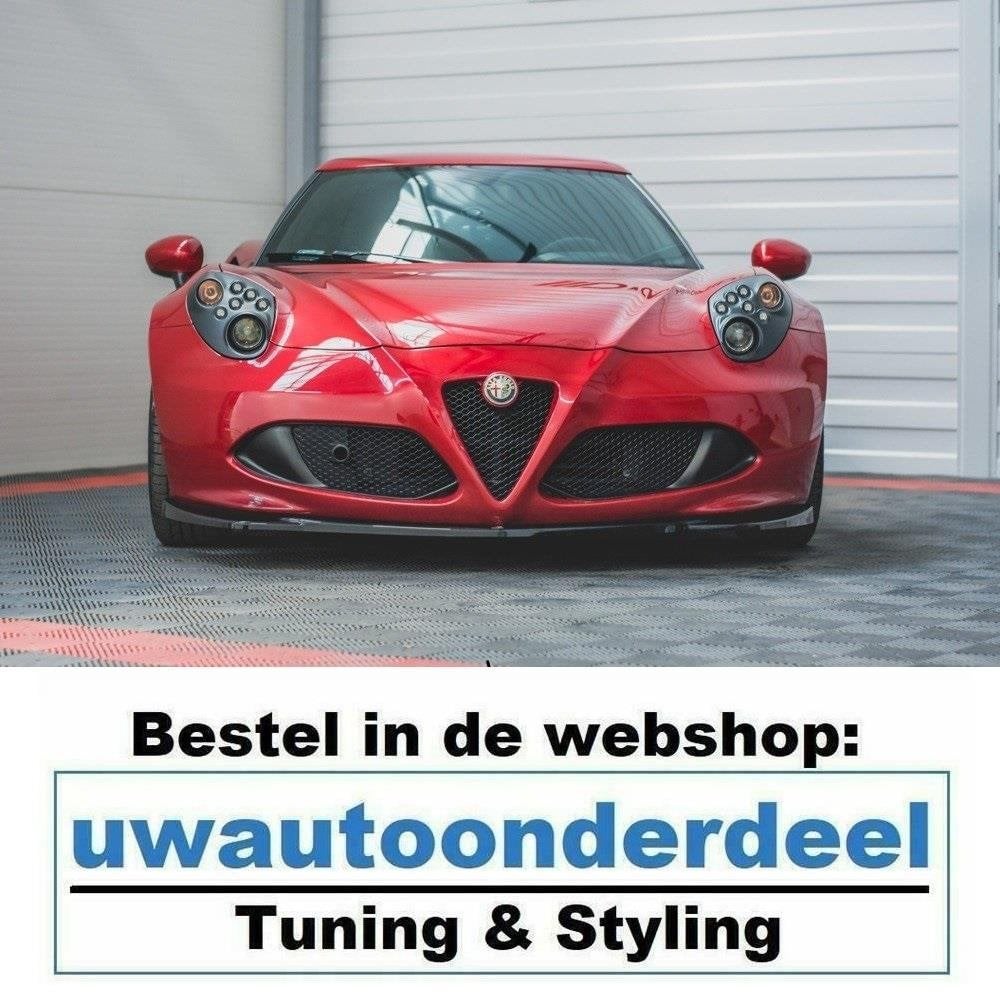 Maxton Spoiler Voorspoiler Lip Splitter Voor Alfa Romeo 4C, Envoi