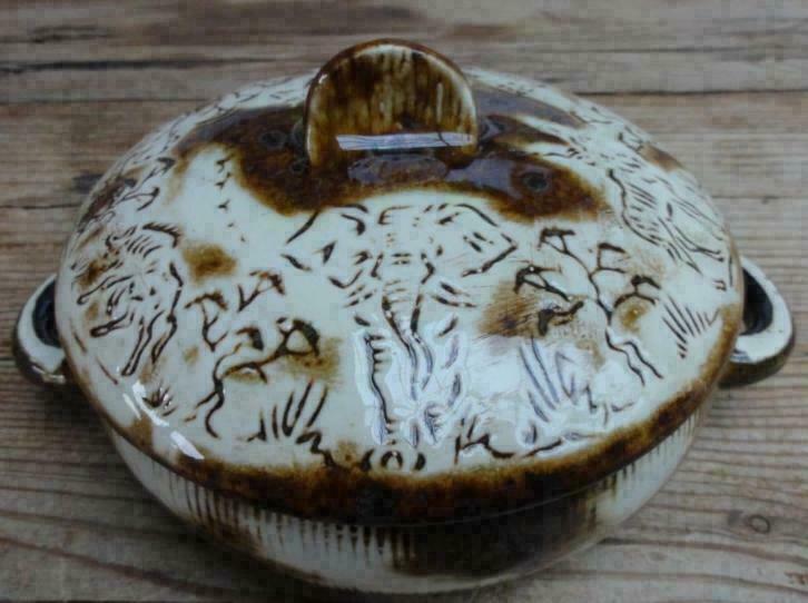 keramiek schaaltje, olifant, zebra, giraffe , Kruger Park, Antiek en Kunst, Ophalen of Verzenden