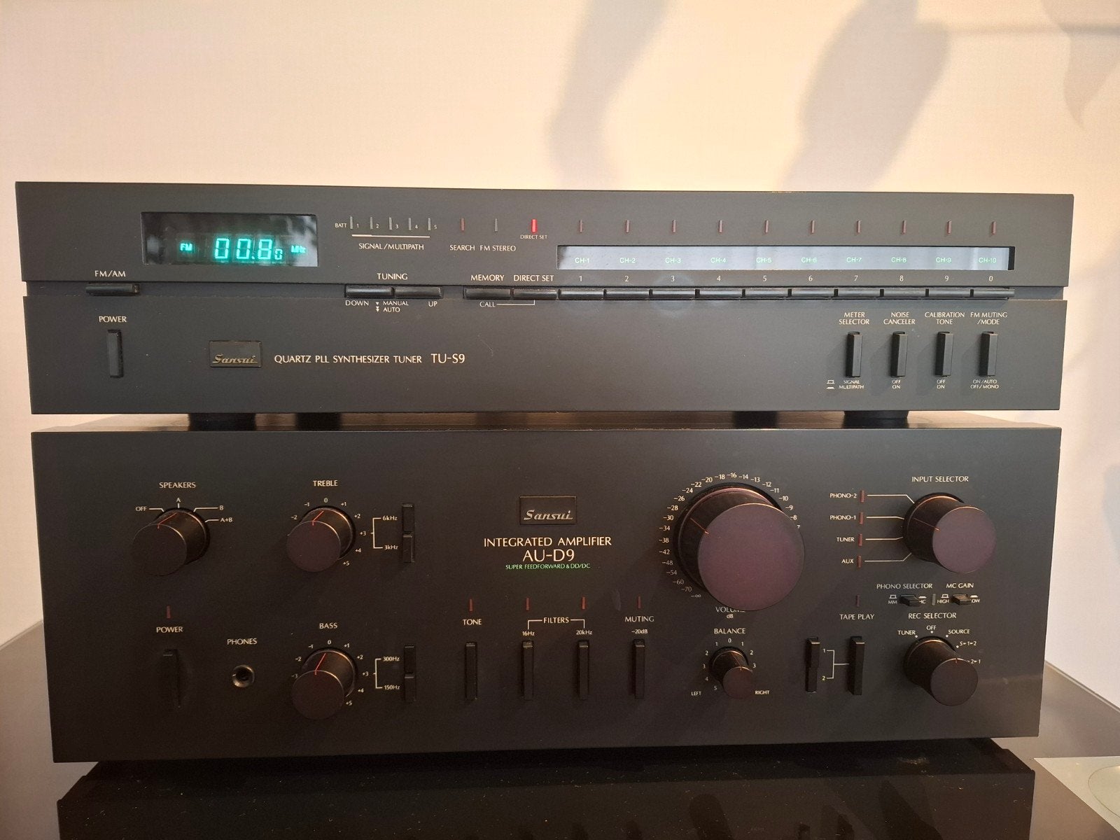 Sansui AU-D9 + Sansui TU-S9, Ophalen, Gebruikt