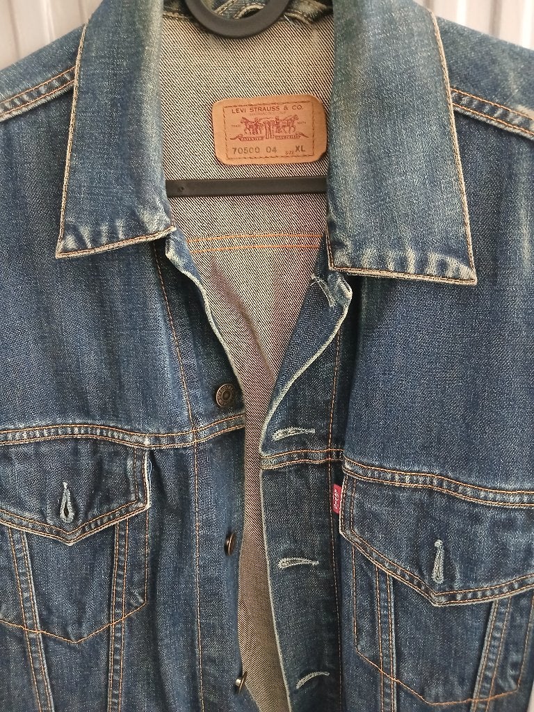 Heren vest, Ophalen, Levi's, Blauw, Maat 56/58 (XL)