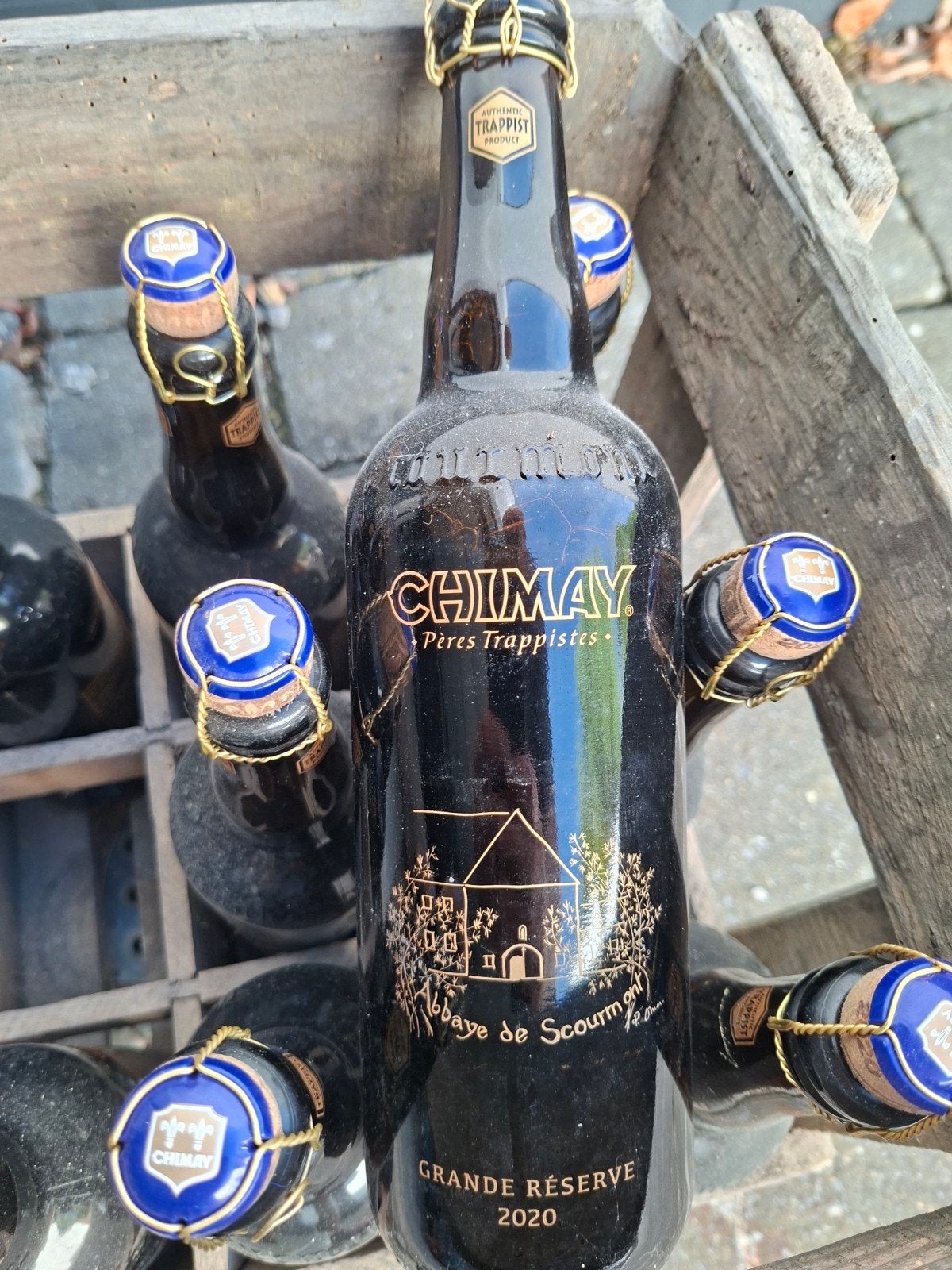 12 CHIMAY BLEU GRANDE RÉSERVE 2020., Collections, Enlèvement, Bouteille(s)
