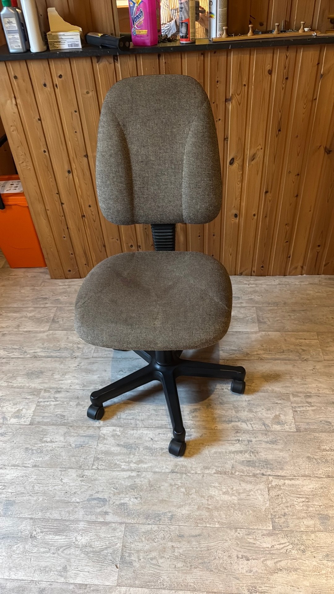 Chause bureau sur roulettes, Enlèvement, Utilisé, Gris, Chaise de bureau