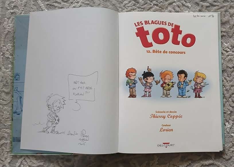 BD Les Blagues de Toto 12 dédicacé Coppée EO, Livres, BD, Neuf, Une BD, Enlèvement ou Envoi