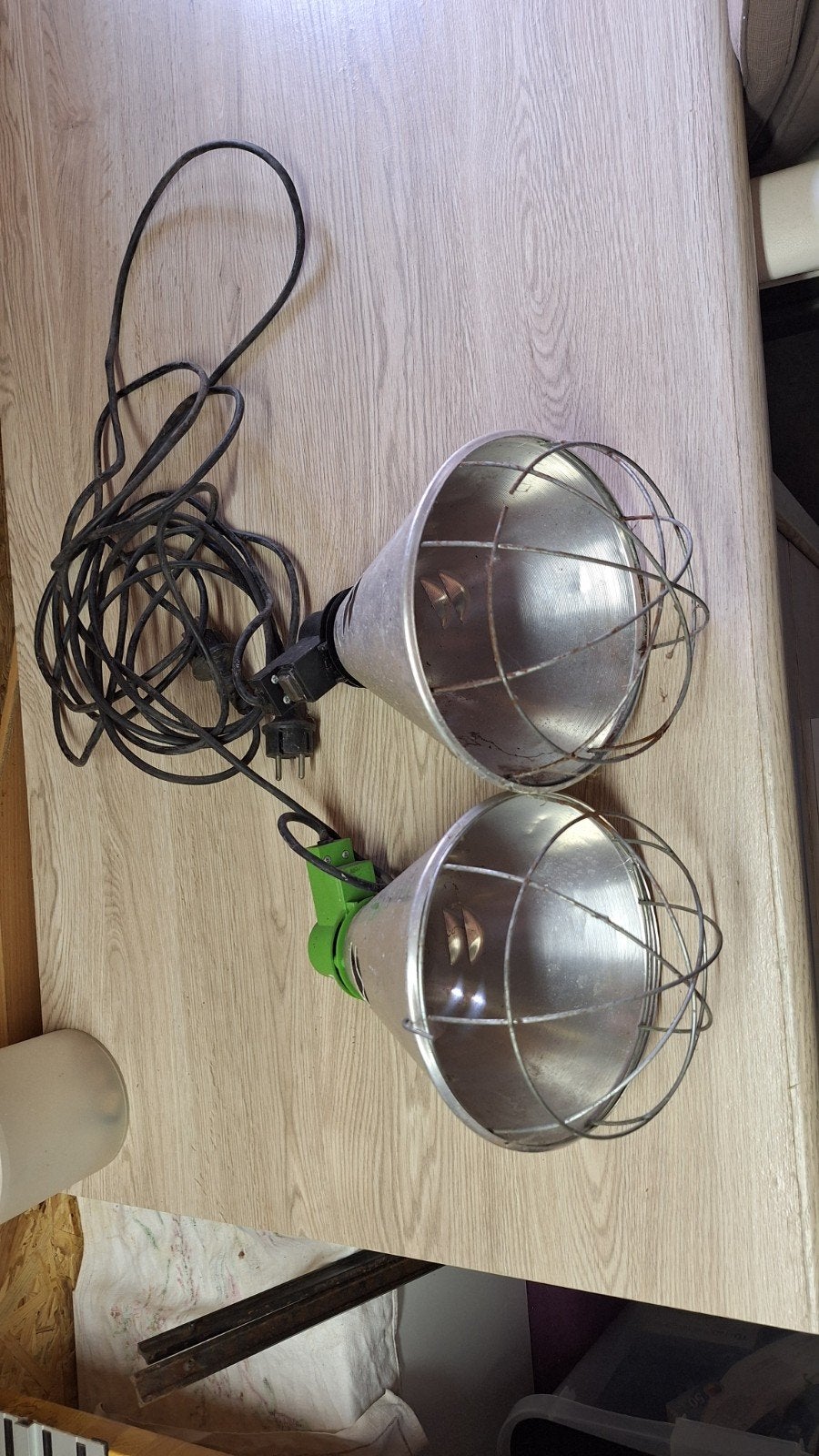 infrarood warmtelamp 2x, Dieren en Toebehoren, Ophalen