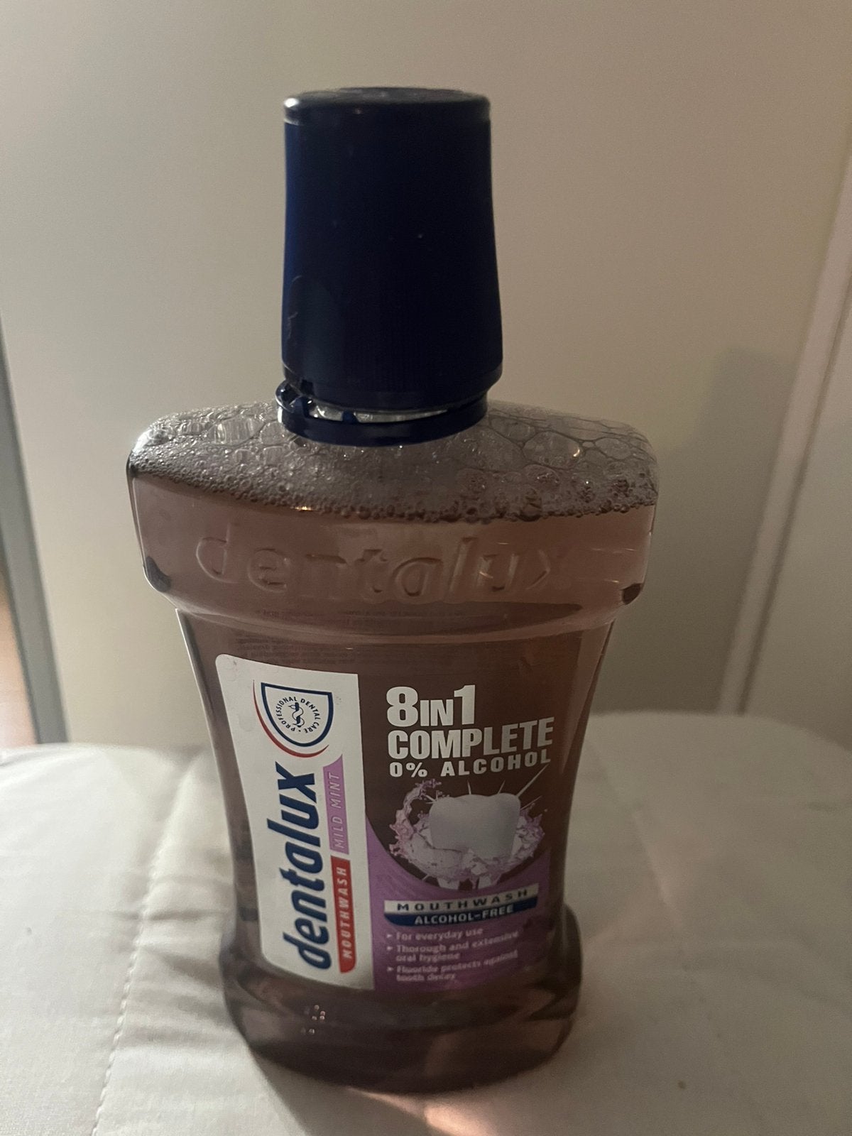 Dentalux mondwater - Lidl - 0% alcohol - 500 mg, Handtassen en Accessoires, Ophalen, Gebruikt, Overige typen