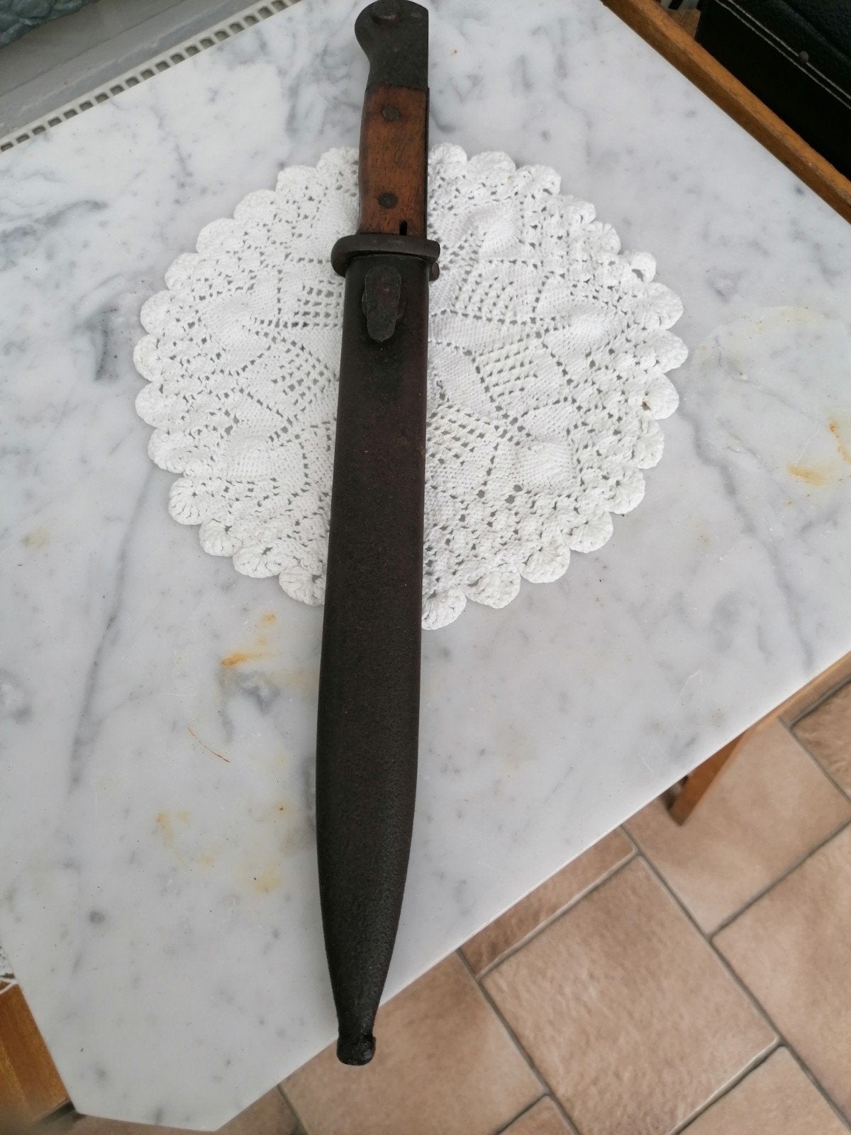 GERMAN 43 ASW bajonet, Verzamelen, Militaria | Tweede Wereldoorlog, Ophalen of Verzenden