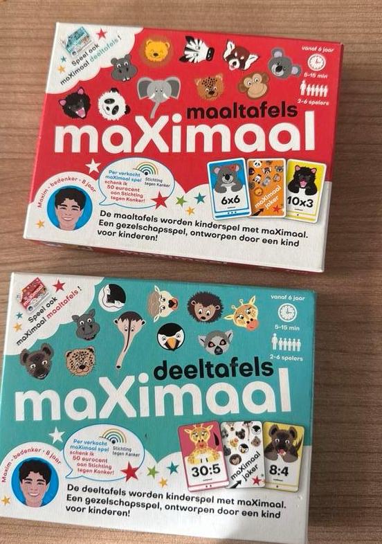 Maximaal tafels oefenen spel, Ophalen, Zo goed als nieuw