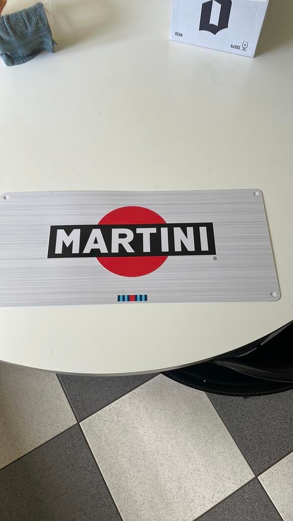 Reclame bord MARTINI, Verzamelen, Merken en Reclamevoorwerpen, Ophalen of Verzenden, Zo goed als nieuw