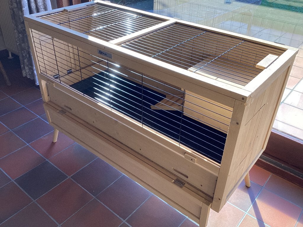 Binnenhok Nina voor cavia of konijn 120x50x82cm, Niche, Comme neuf, Cobaye, Enlèvement