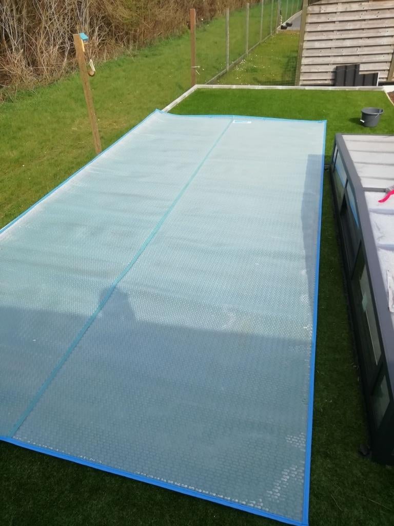 ZOMERzeil zwembad, Tuin en Terras, Ophalen, Zo goed als nieuw, Afdekzeil