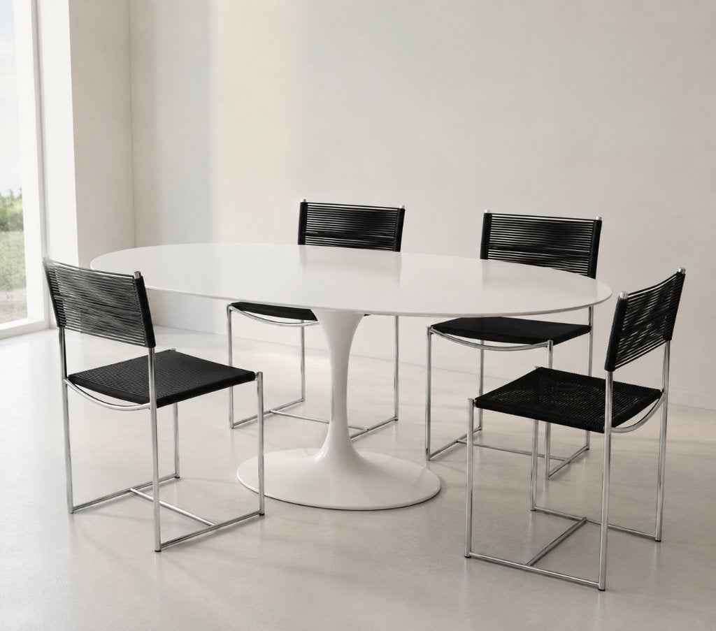 4 Vintage Spaghetti Stoelen Giandomenico Belotti Alias, Enlèvement, Comme neuf, Synthétique