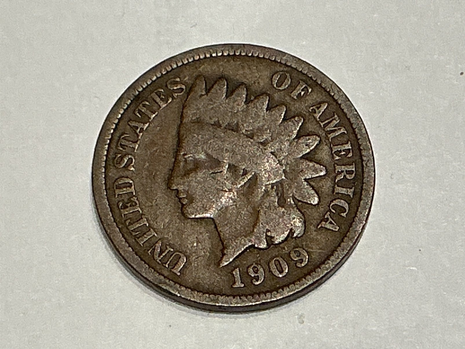 USA 1 cent 1909 indian head, Ophalen of Verzenden