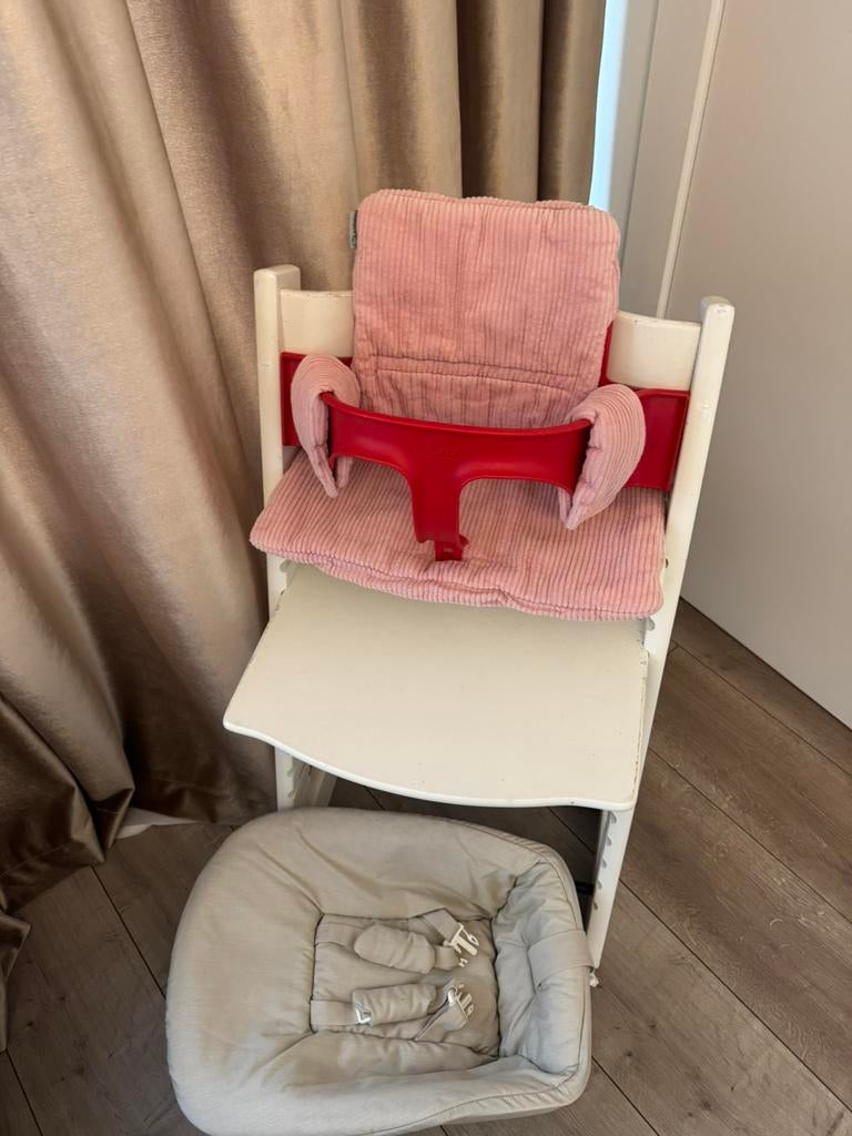 Stokke trip trap kinderstoel babyset newborn, Kinderen en Baby's, Ophalen of Verzenden, Zo goed als nieuw