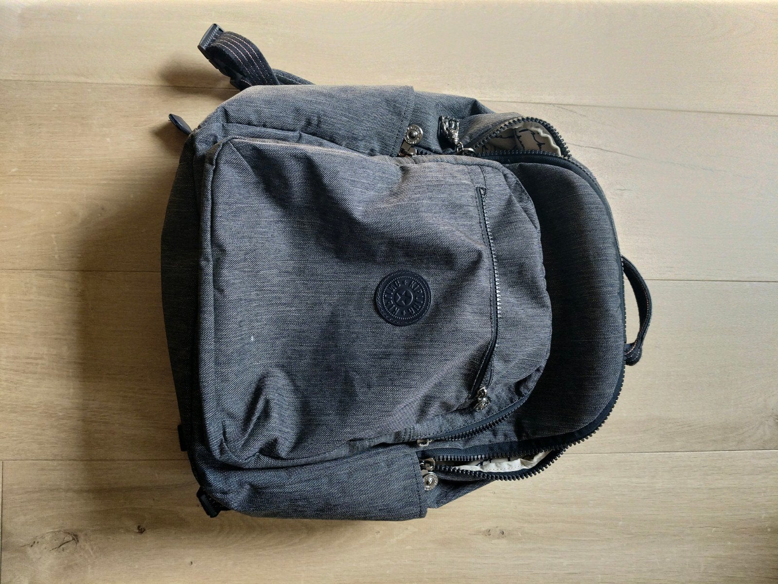 Kipling SEOUL Rugzak, Enlèvement, Comme neuf, Bleu, Sac à dos