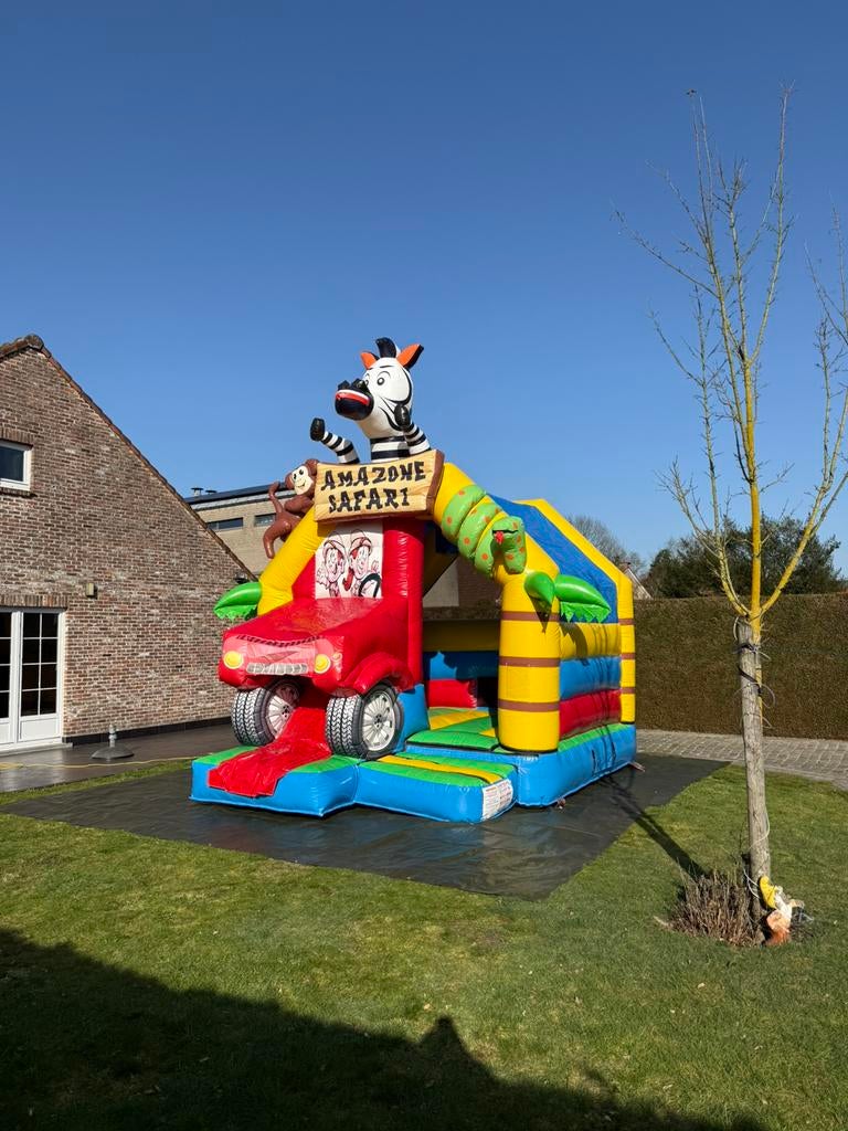 Amazone Safari springkasteel te koop, Ophalen of Verzenden