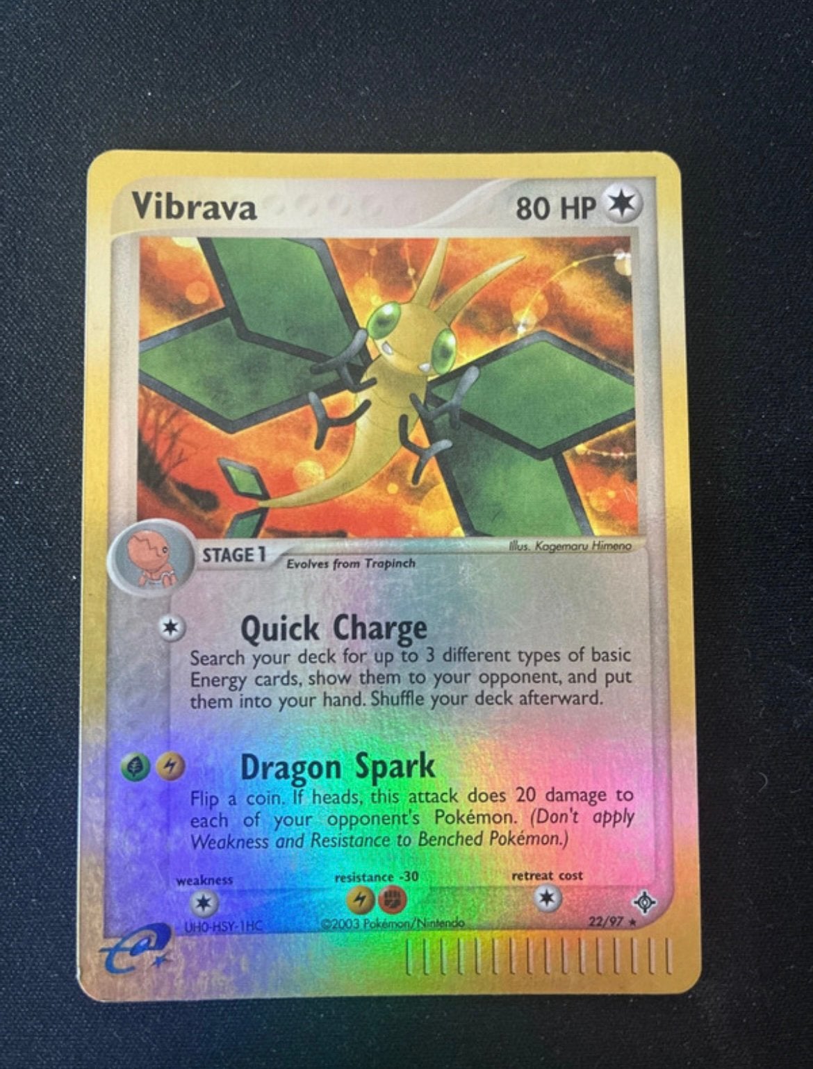 Pokemon Vibrava Reverse Holo, Ophalen, Zo goed als nieuw