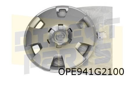 Opel Zafira Wieldop 16'' (zilver) Origineel! 13209732, Neuf, -, -, -