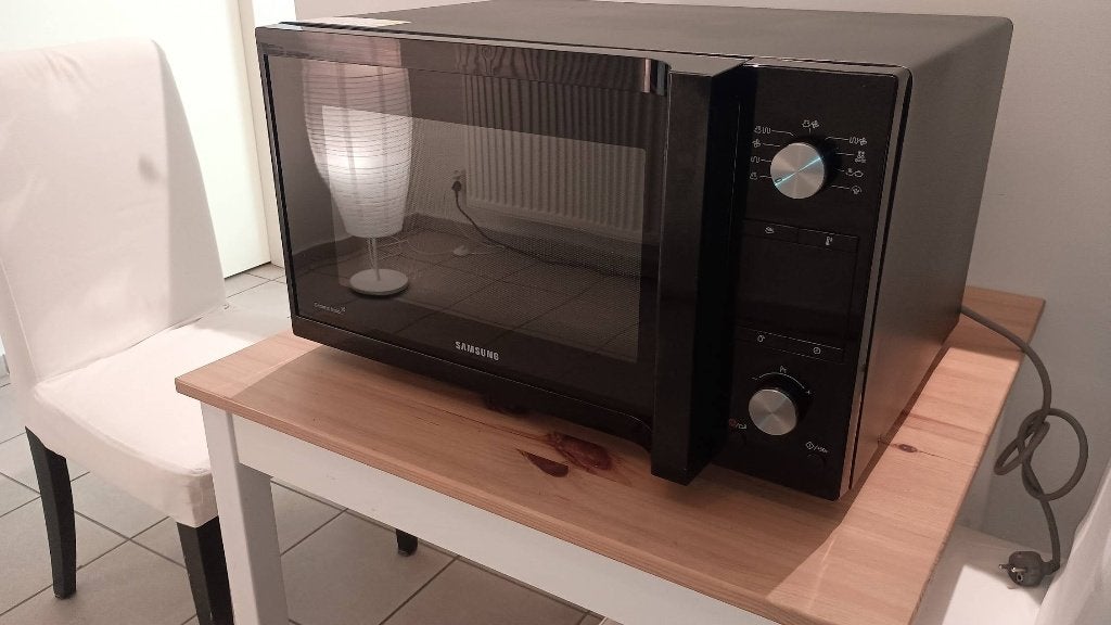 Samsung Combi Microgolfoven 45L MC455TERBBB/EN, Electroménager, Micro-ondes, Croustillant, Comme neuf, Enlèvement, 45 à 60 cm