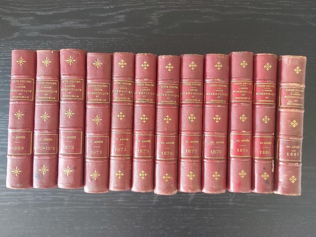 Reeks L'annee Scientifique et Industrielle 1869-1881 (12 vol, Enlèvement ou Envoi