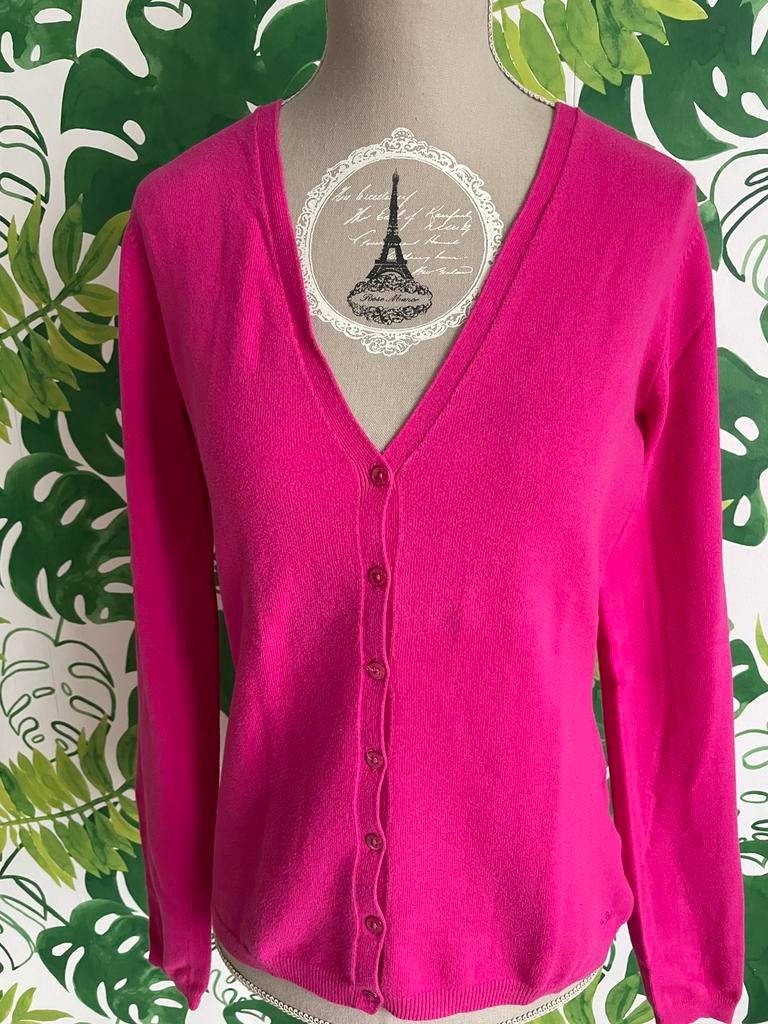 roze cardigan truitje pulletje - Mer Du Nord - M, Kleding | Dames, Maat 38/40 (M), Verzenden, Roze, Gedragen