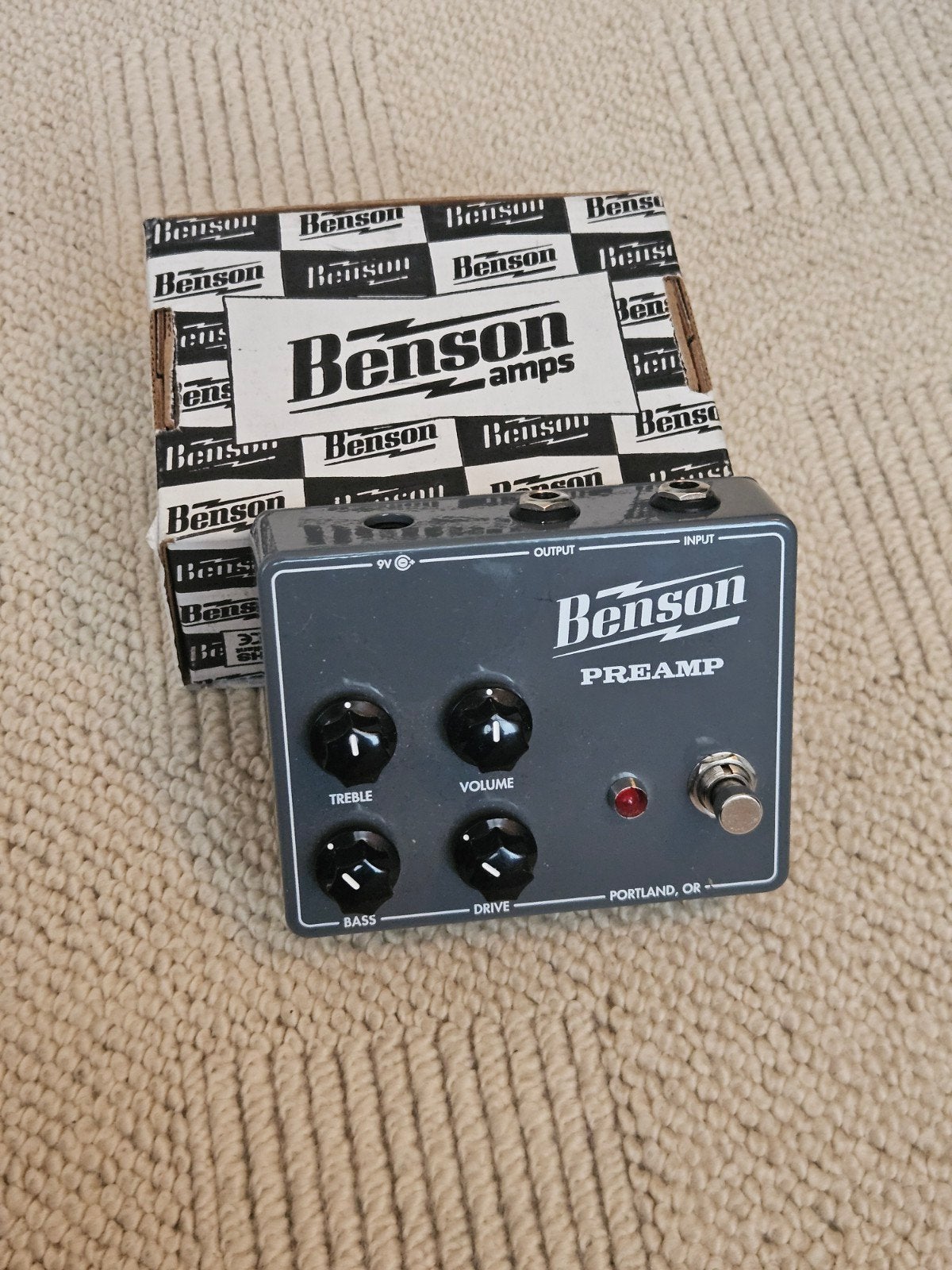 Benson preamp, Musique & Instruments, Effets, Enlèvement ou Envoi, Comme neuf, Distortion, Overdrive ou Fuzz