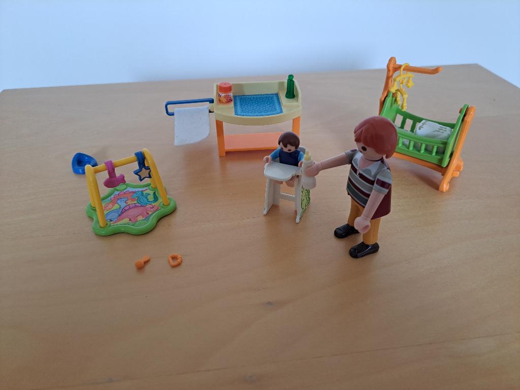 PLAYMOBIL Babykamer met wieg - 5304, Kinderen en Baby's, Speelgoed | Playmobil, Gebruikt, Complete set, Ophalen of Verzenden