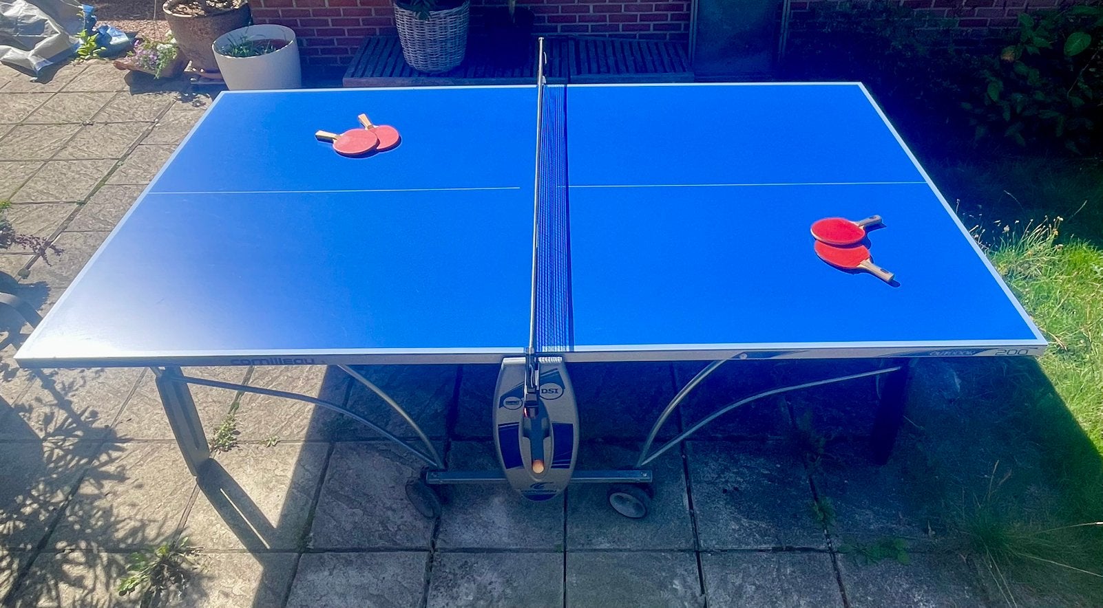 Pingpongtafel Cornilleau in perfecte staat, Ophalen, Gebruikt, Tafel Outdoor, Inklapbaar