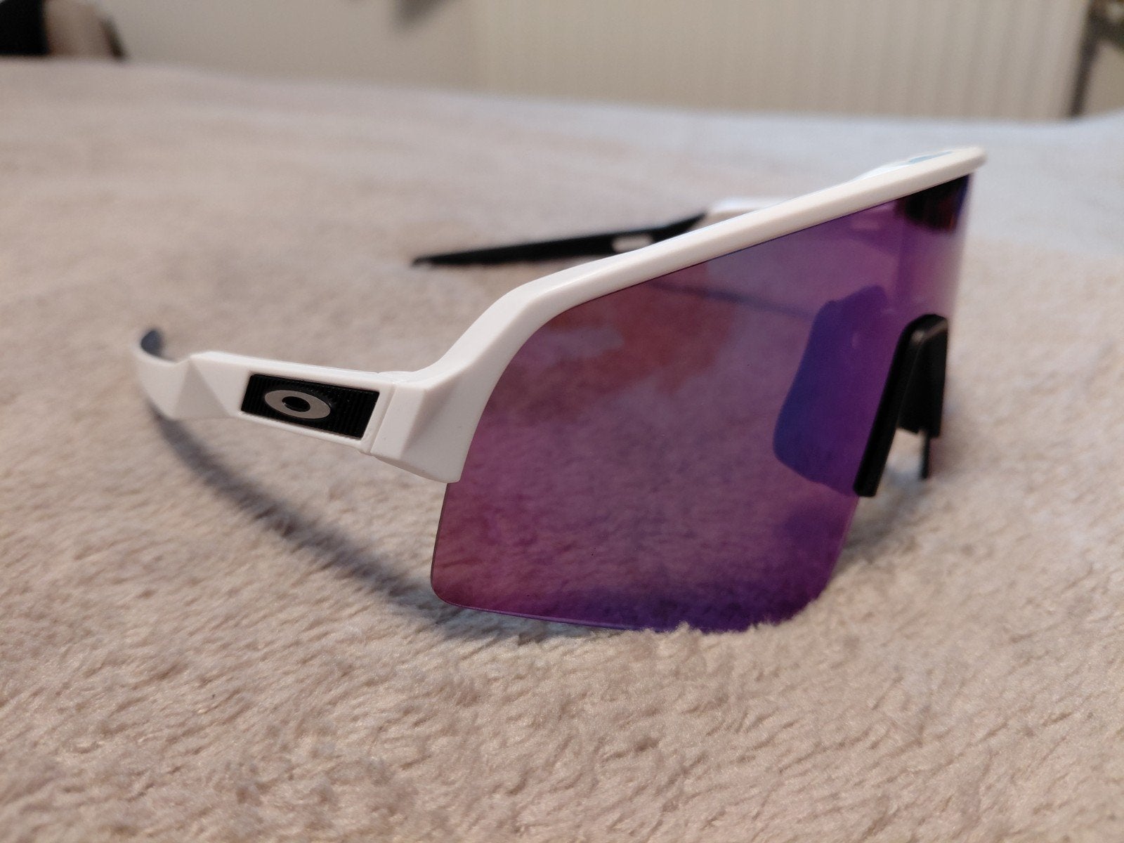 oakley fietsbril, Ophalen