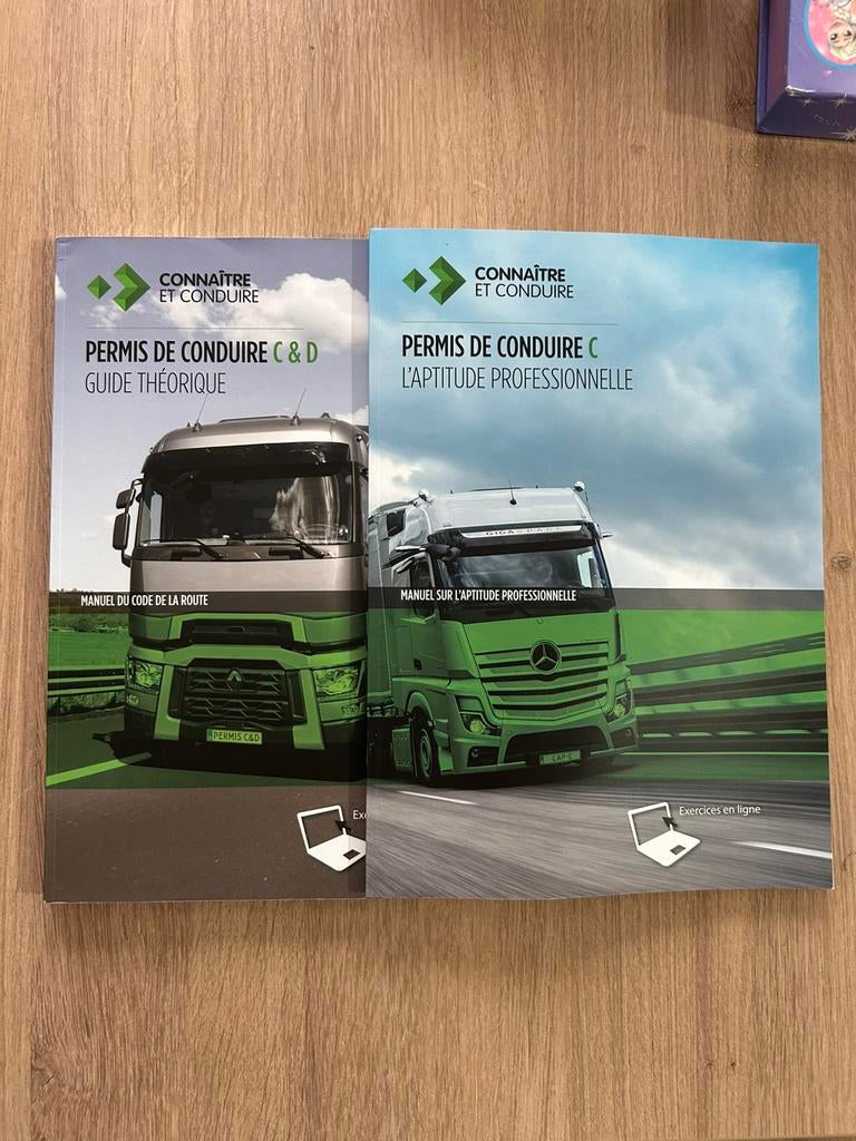 Livres permis conduire camion, Enlèvement
