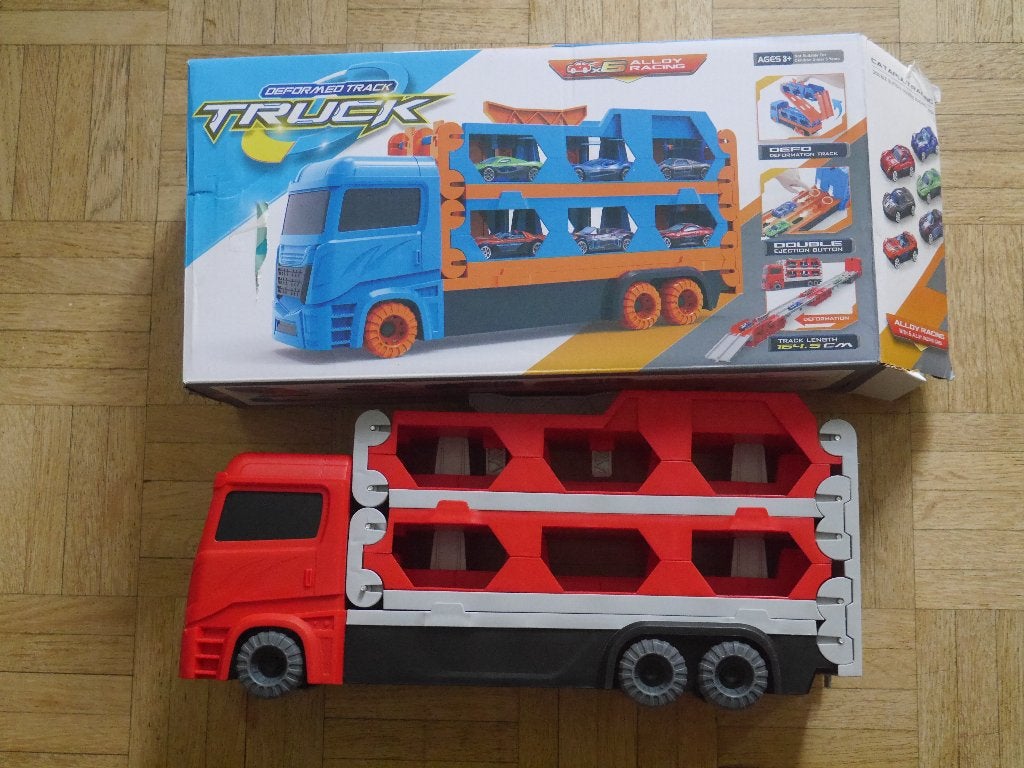 Jouets 2 camions pour enfant 3-5 ans pour 5€, Enlèvement, Utilisé