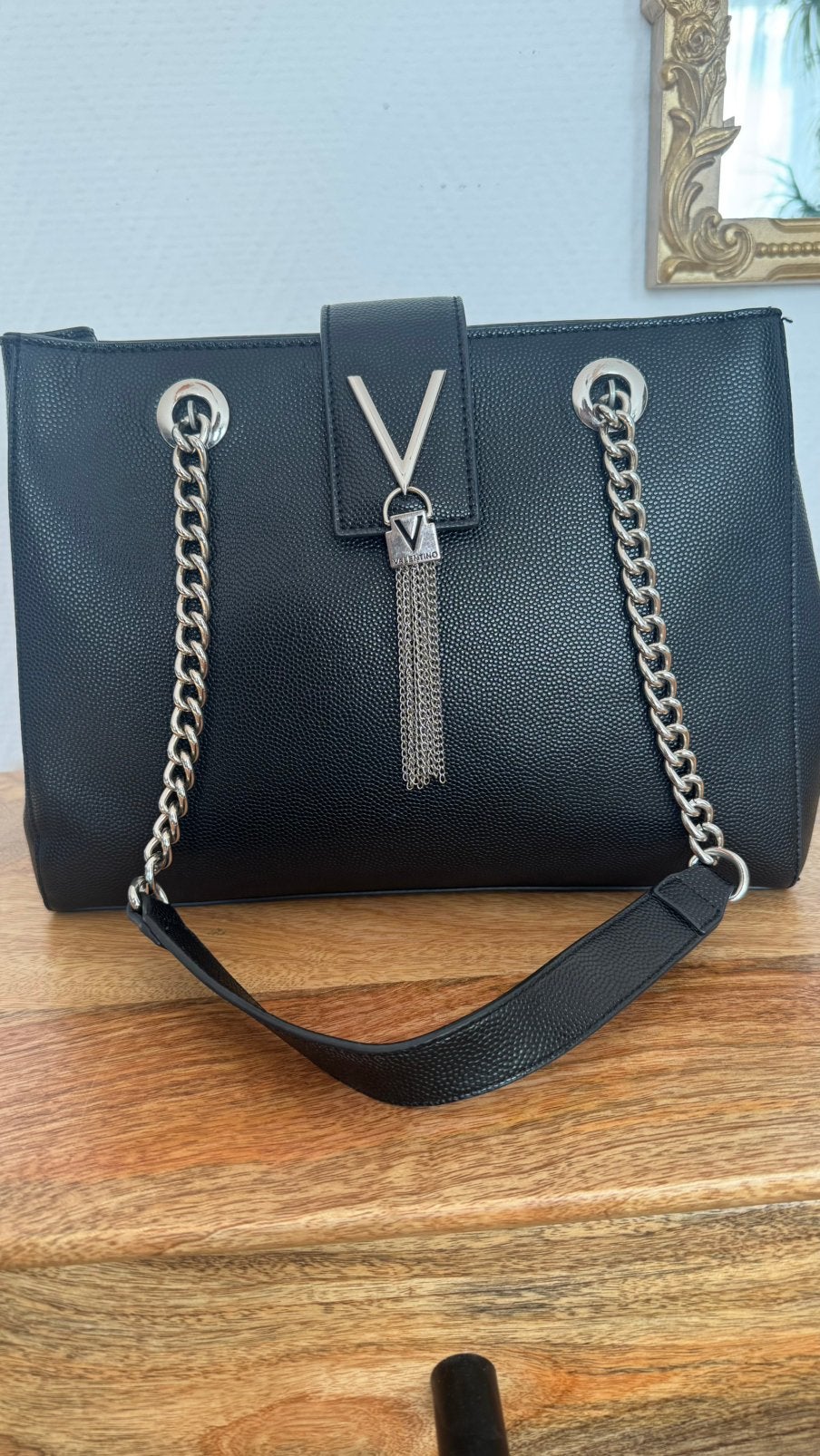 Magnifique sac à maın élégant et intemporel., Enlèvement ou Envoi, Comme neuf, Noir, Sac à main