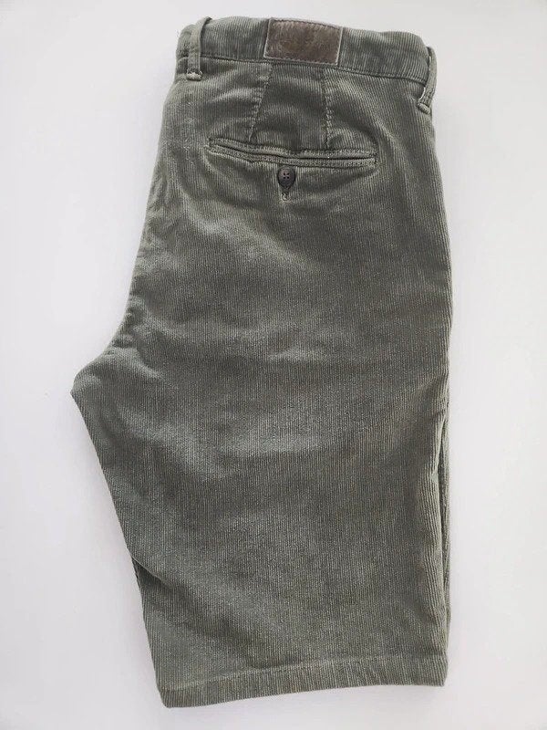 Jacob Cohen corduroy chino donkergroen, maat 52, als nieuw, Kleding | Heren, Maat 52/54 (L), Ophalen of Verzenden, Zo goed als nieuw
