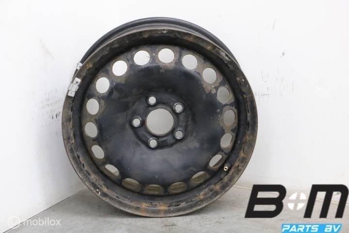 1 losse stalen velg 15 inch Polo 2G 2Q0601027A, Gebruikt, Velg(en)